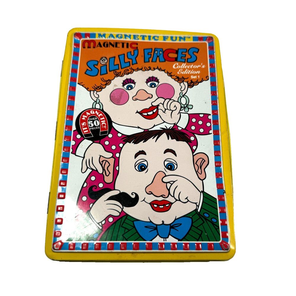 Magnetic Fun Silly Faces Collector's Edition Set 1 Lee Publications RARE HTF